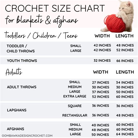 blanket scarf sizes.